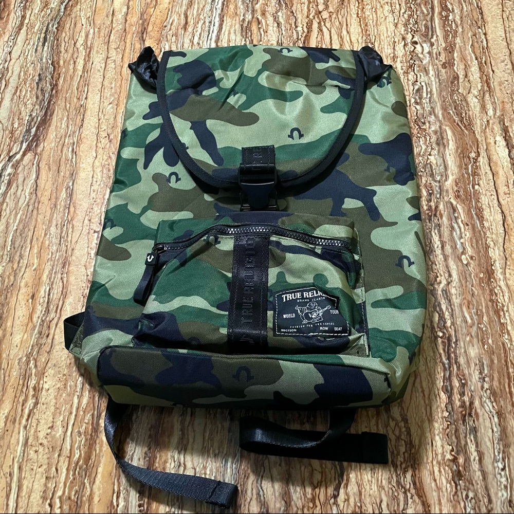 True Religion Camo Backpack